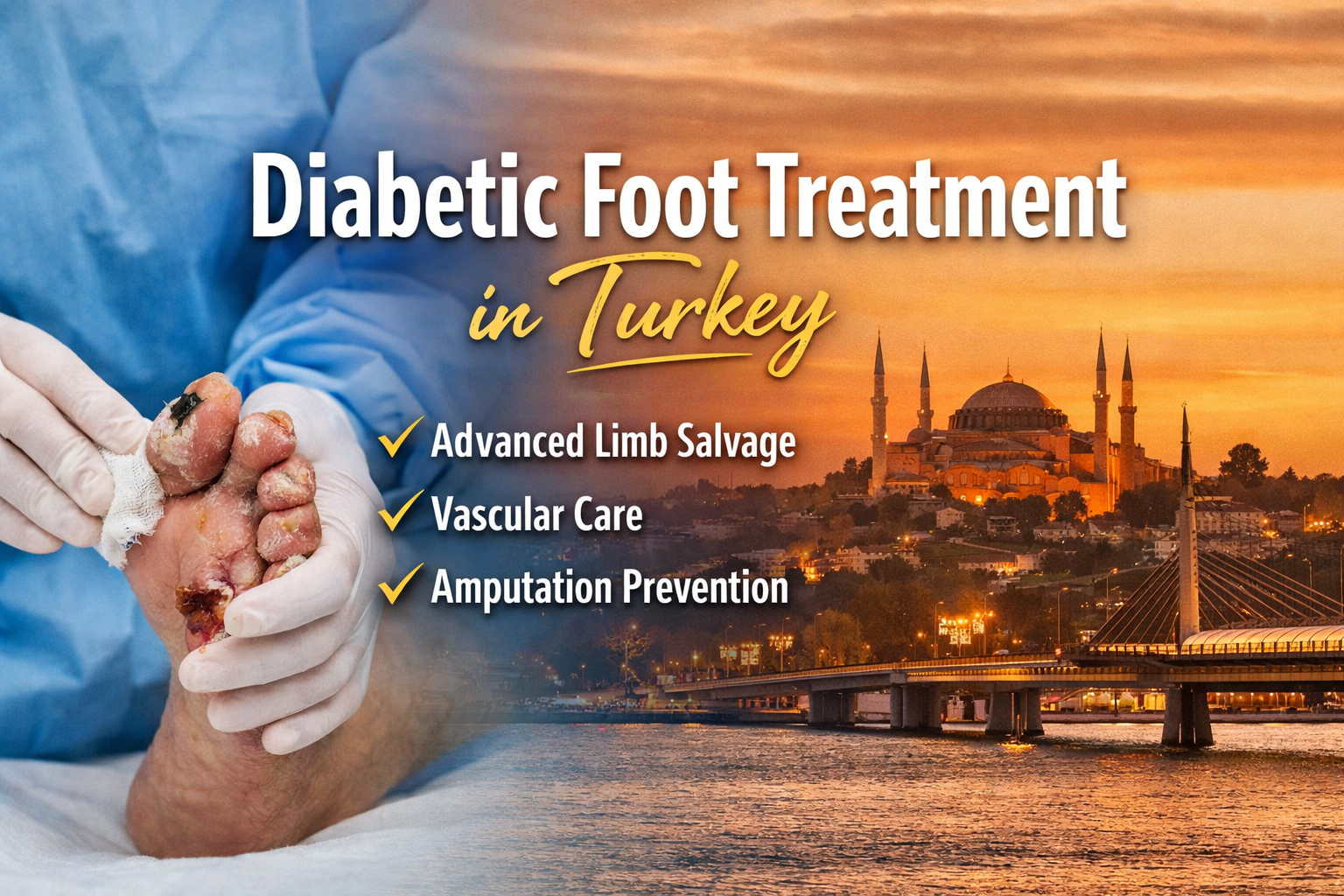 Diabetic Foot Treatment in Turkey – Advanced Limb Salvage Care